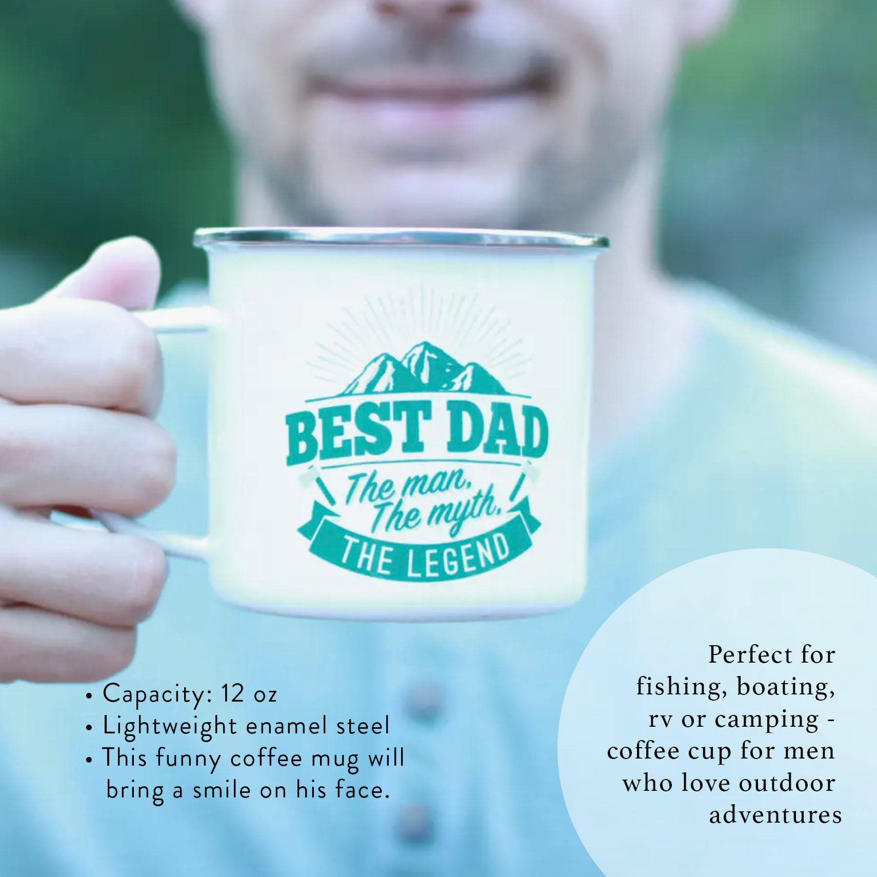 This DAD Loves FISHING Gift Mug Father's Day Keepsake Presents