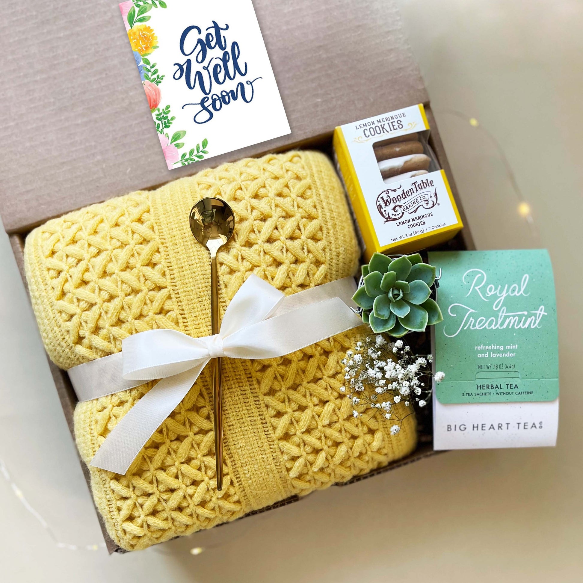 Get Well Care Package for Women, Bestie Gift Basket for Her