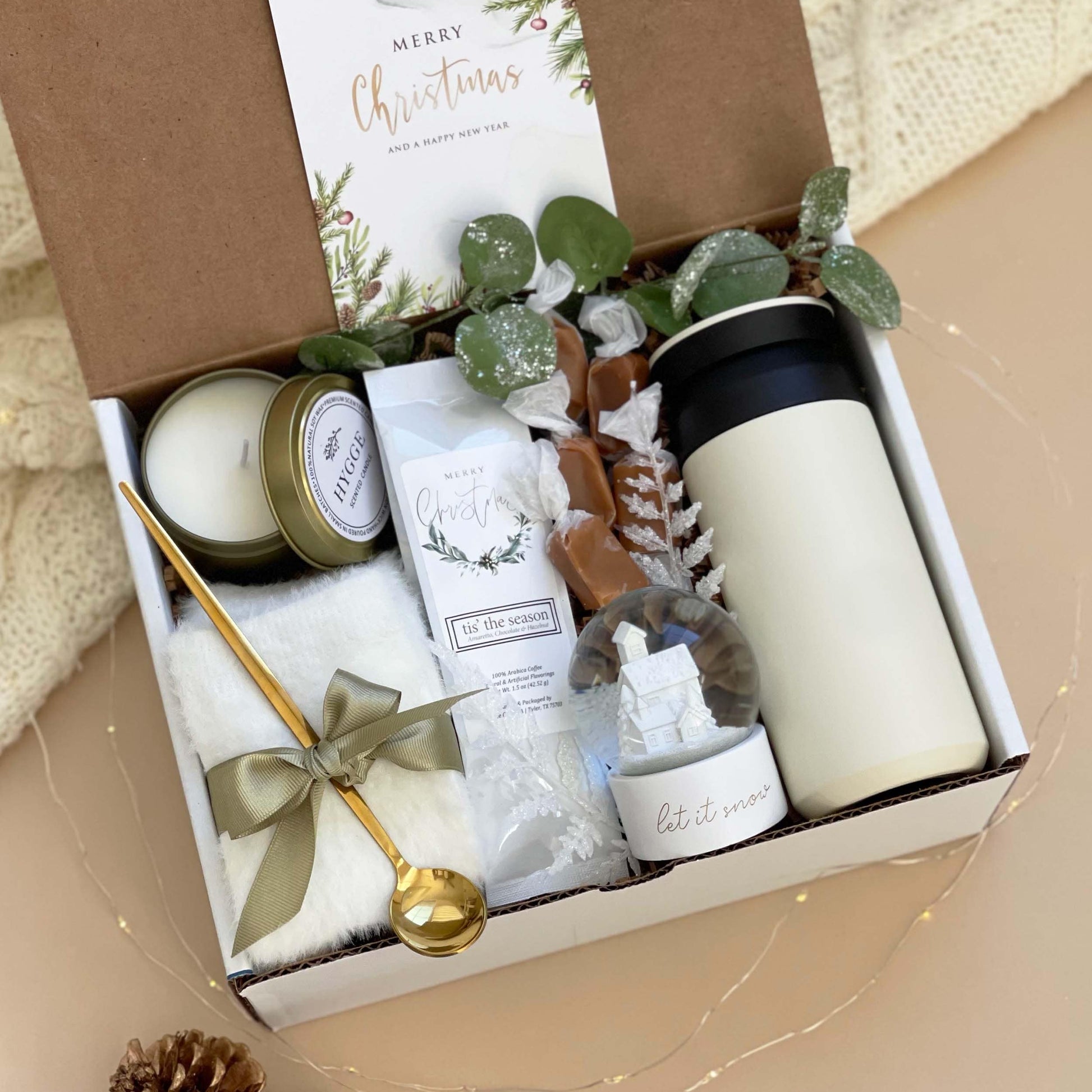 Christmas Self Care Gift Box for Her  Holiday Gift Box – Happy Hygge Gifts