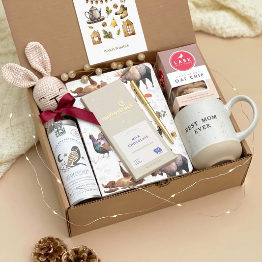 Christmas New Mom Gift & New Baby Gift | New Mom Gift Basket | Postpartum Care Package