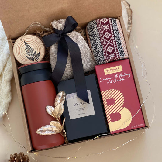 Christmas Gift Basket for Her Warm & Cozy Care Package for Friend, Hygge  Gift Box for Women, Unique Christmas Gifts for Her Comfort 