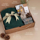 Christmas Gift for Him | Hygge Gift Basket with Blanket & Socks | Holiday Coffee Gift Set for Men